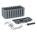 Квітковий горщик Prosperplast Boardee Fencycase 600W з кріпленням