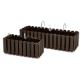 Квітковий горщик Prosperplast Boardee Fencycase 600W з кріпленням