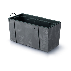 Цветочный горшок Urbi Case Beton Effect 400W