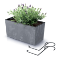 Квітковий горщик Urbi Case Beton Effect 400W