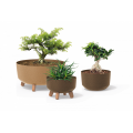 Квітковий горщик Gracia Low ECO Wood 400