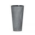 Квітковий горщик Tubus Slim Beton Effect 200