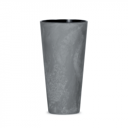Квітковий горщик Tubus Slim Beton Effect 200