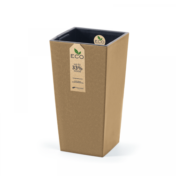Квітковий горщик Urbi Square ECO Wood 240