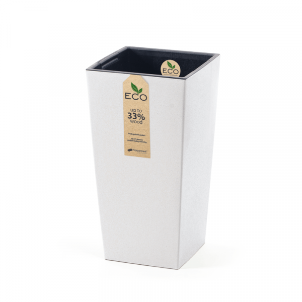 Квітковий горщик Urbi Square ECO Wood 300