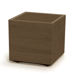 Квітковий горщик Madera Square ECO Wood 400